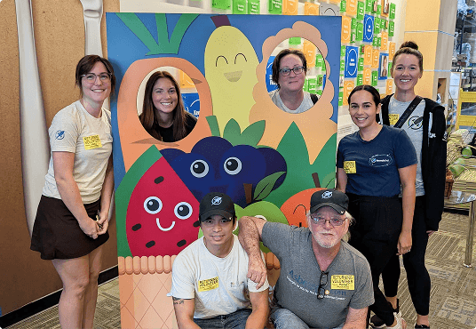 Launch That team volunteering at Second Harvest Food Bank